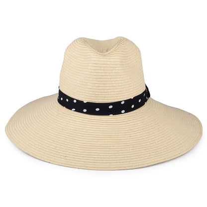 Sombrero Fedora mujeres Sia de ala ancha de Joules - Natural