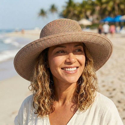 Sombrero de Sol Traveller plegable para mujeres de sur la tête - Multicolor