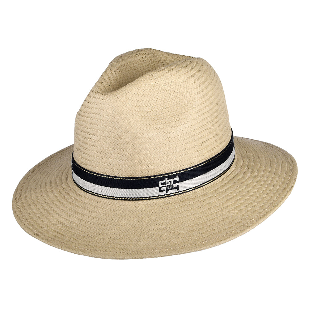 Sombrero Fedora Iconic Prep de paja toyo de Tommy Hilfiger - Natural