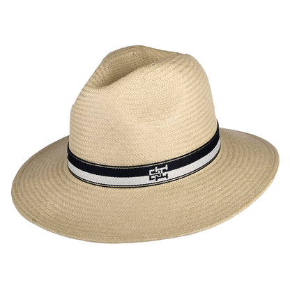 Sombrero Fedora Iconic Prep de paja toyo de Tommy Hilfiger - Natural