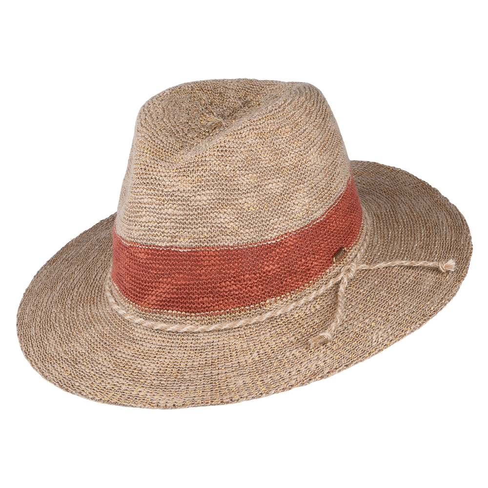 Sombrero Fedora Ponui de Barts - Marrón Claro-Rojizo