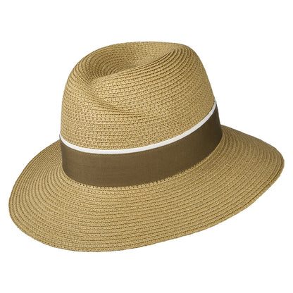 Sombrero Roma de paja toyo de Failsworth - Café-Crema