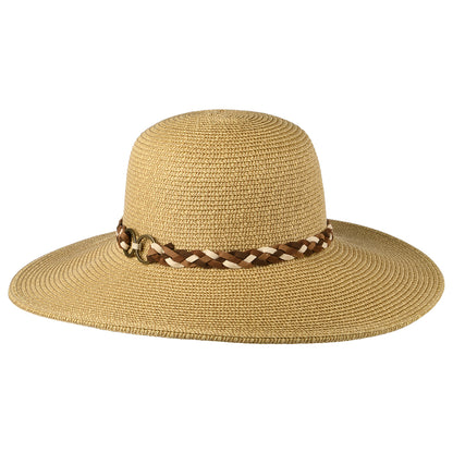 Sombrero de Sol Palm Springs Flexible de Jaxon & James - Tostado