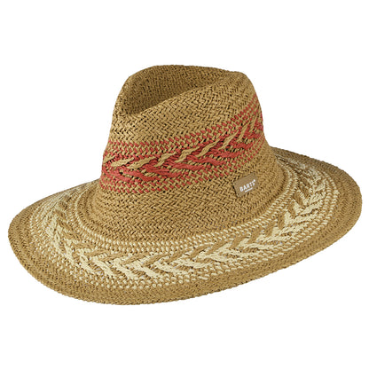 Sombrero Fedora Caledona de verano de Barts - Marrón Claro-Multi