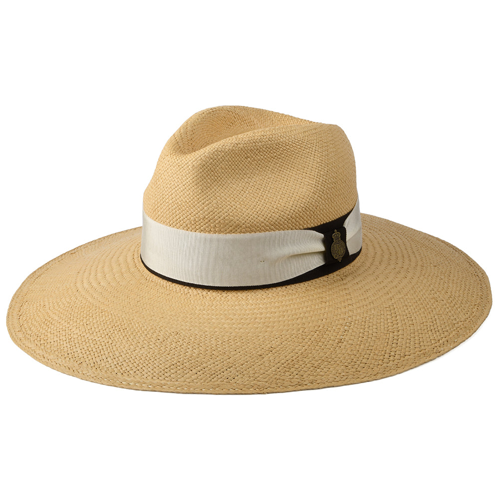 Sombrero Panamá Classic de ala ancha de Christys - Natural
