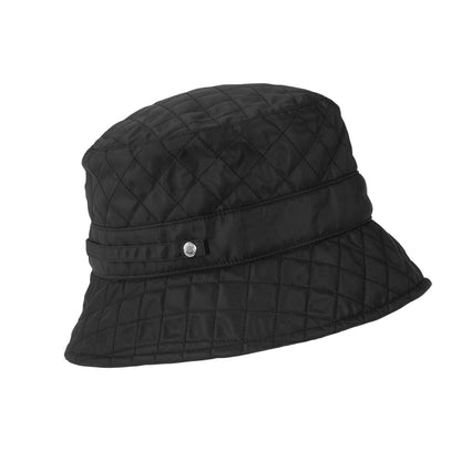 Sombrero de pescador acolchado lluvia de Betmar - Negro