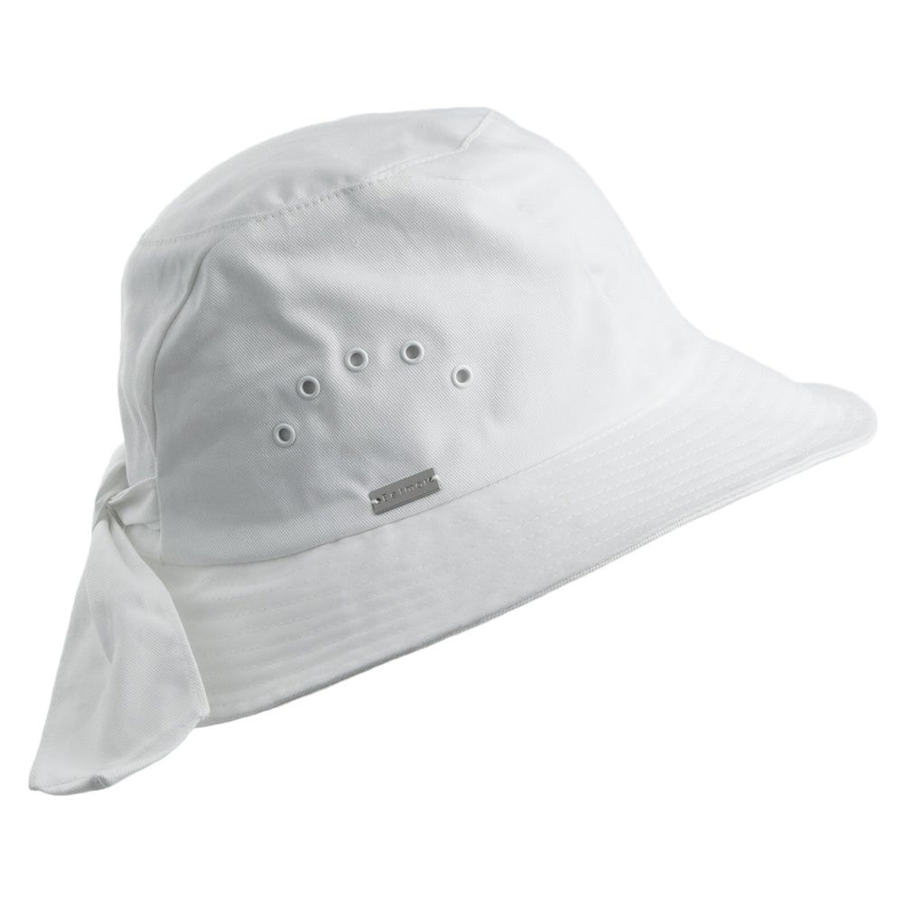 Sombrero Cloche anudado de Betmar - Blanco