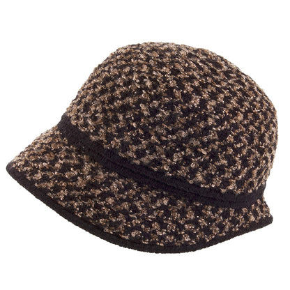 Sombrero Cloche mujeres Willow de Betmar - Negro-Multi