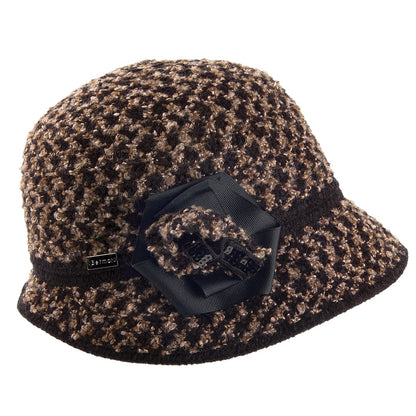 Sombrero Cloche mujeres Willow de Betmar - Negro-Multi