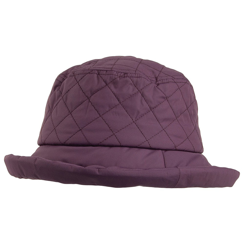 Sombrero de pescador mujeres Quilted Impermeable resistente al agua de Scala - Ciruela