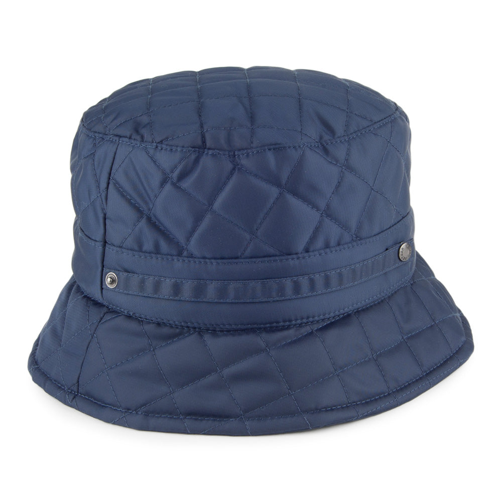 Sombrero de pescador acolchado lluvia de Betmar - Azul Marino