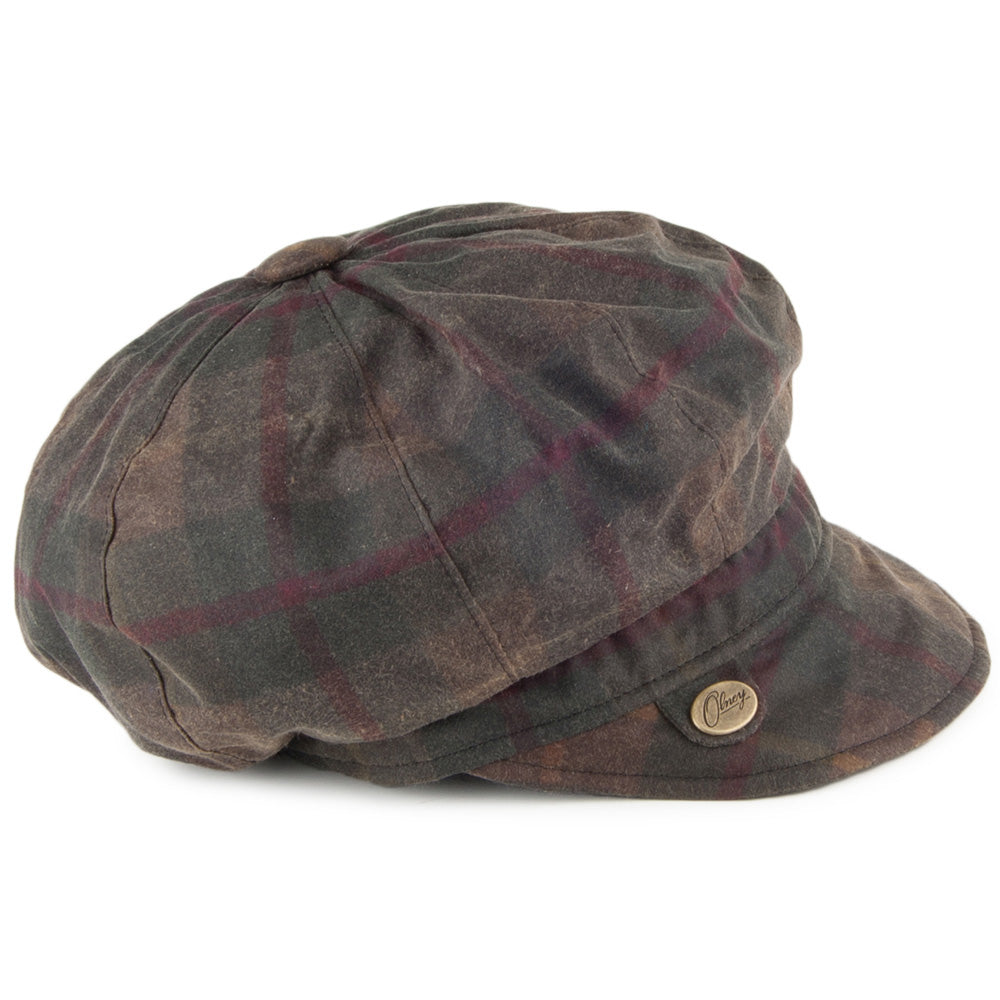 Gorra Baker Boy mujer Maggie Wax Hunters de Olney - Verde Oliva