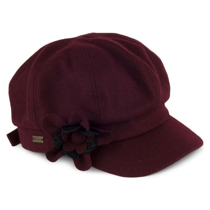 Gorra Baker Boy Lydia de Betmar - Ciruela