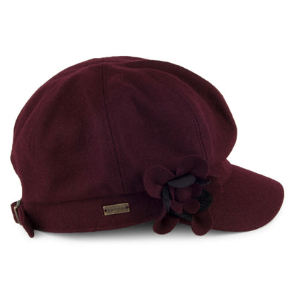 Gorra Baker Boy Lydia de Betmar - Ciruela