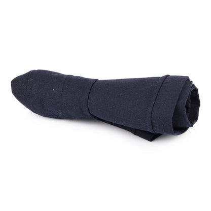 Sombrero de Sol Lily plegable de lino-algodón para mujeres de sur la tête - Azul Marino
