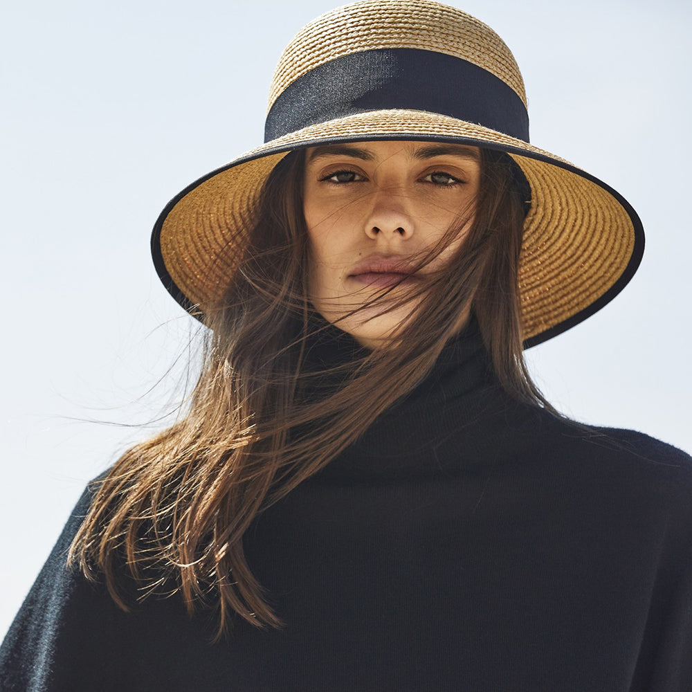 Sombrero Rebecca de paja de rafia de Tilley - Natural