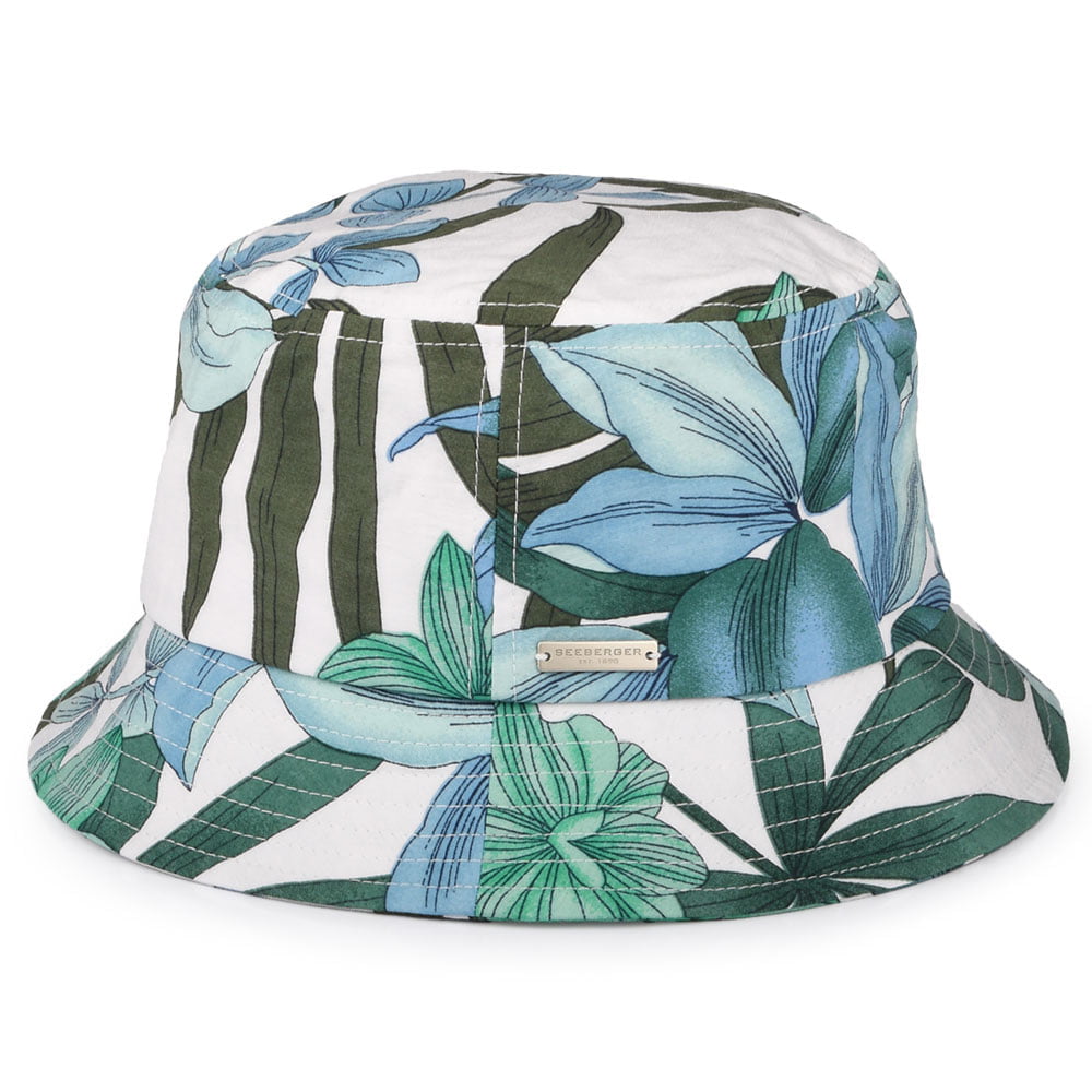 Sombrero de pescador Tropical de Seeberger - Blanco