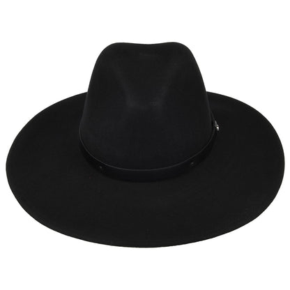 Sombrero Fedora Layton Big Brim de Brixton - Negro