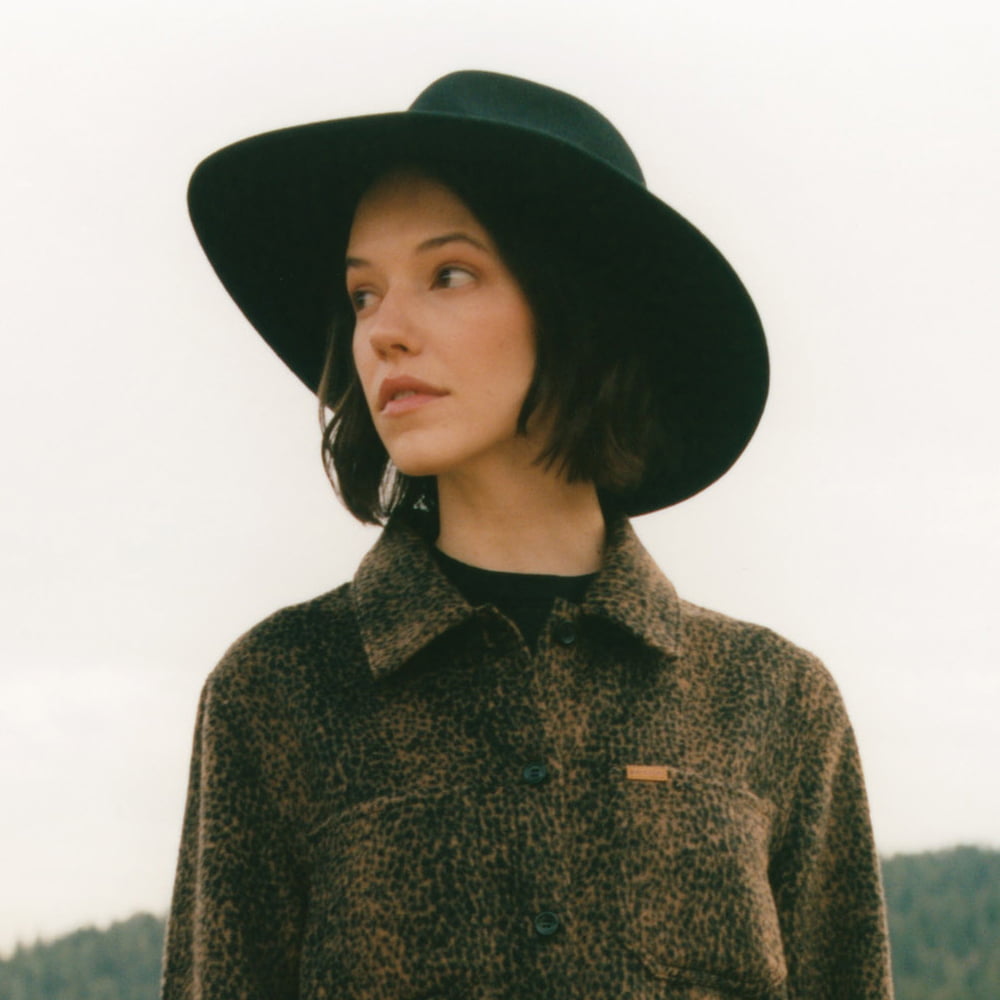 Sombrero Fedora Layton Big Brim de Brixton - Negro