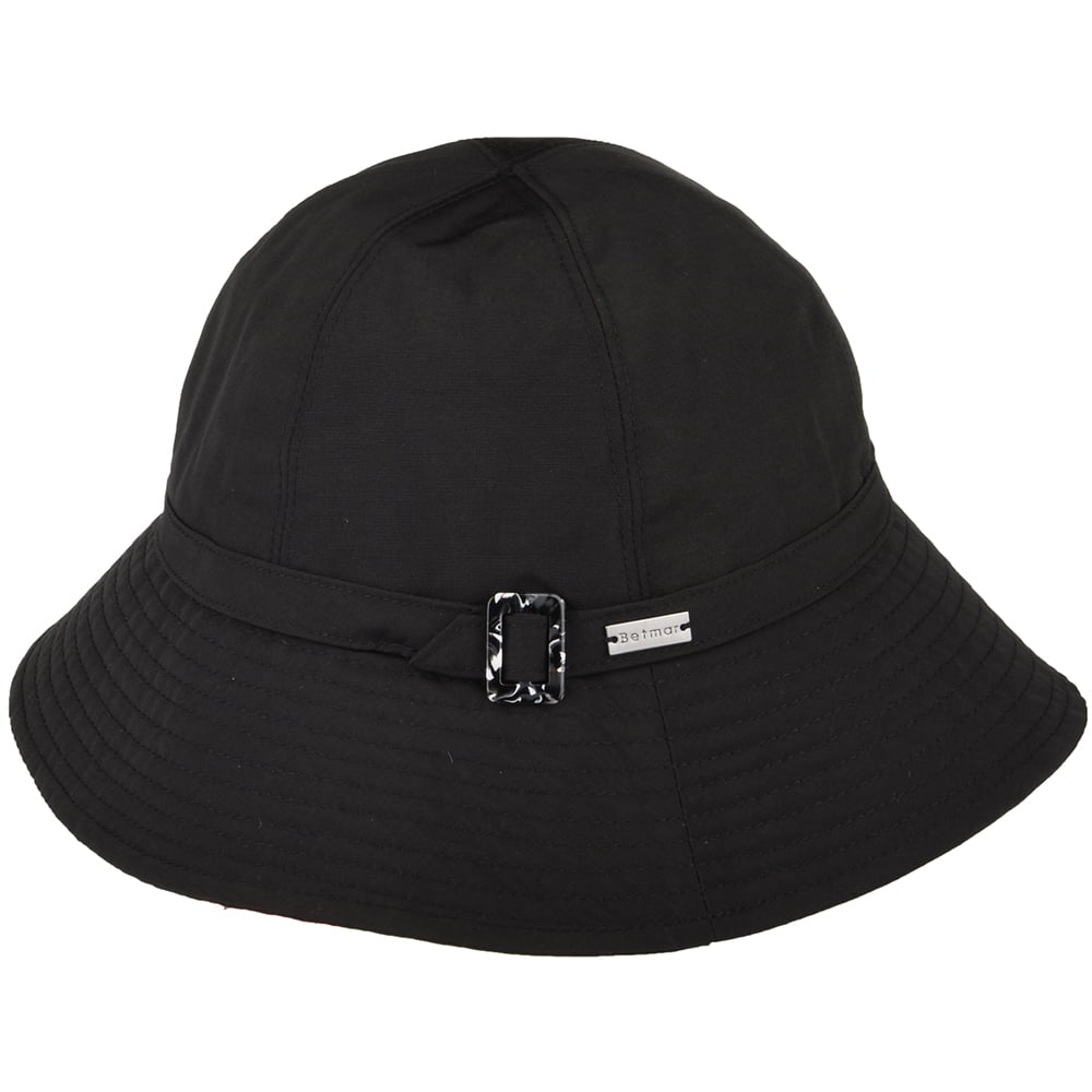Sombrero Cloche Frederique lluvia de Betmar - Negro