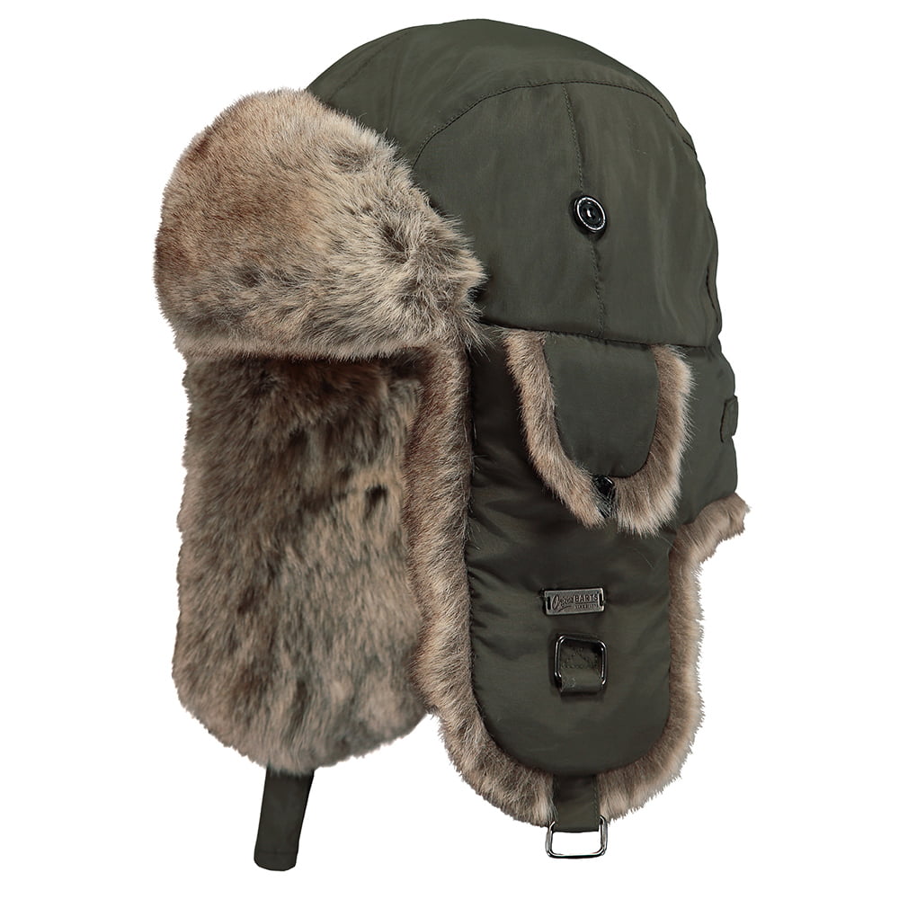 Gorro Aviador Kamikaze resistente al agua de Barts - Verde Oliva