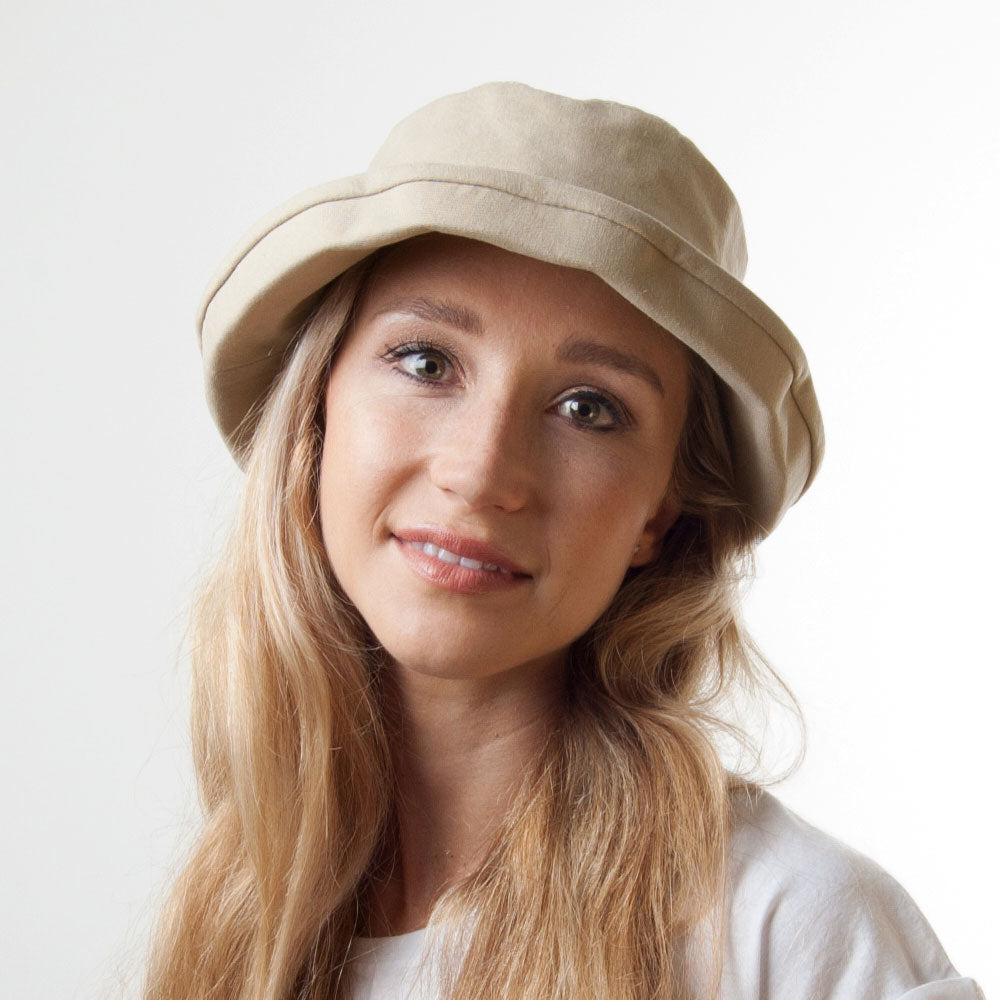 Sombrero de pescador Arbres de Sur la tête - Beige