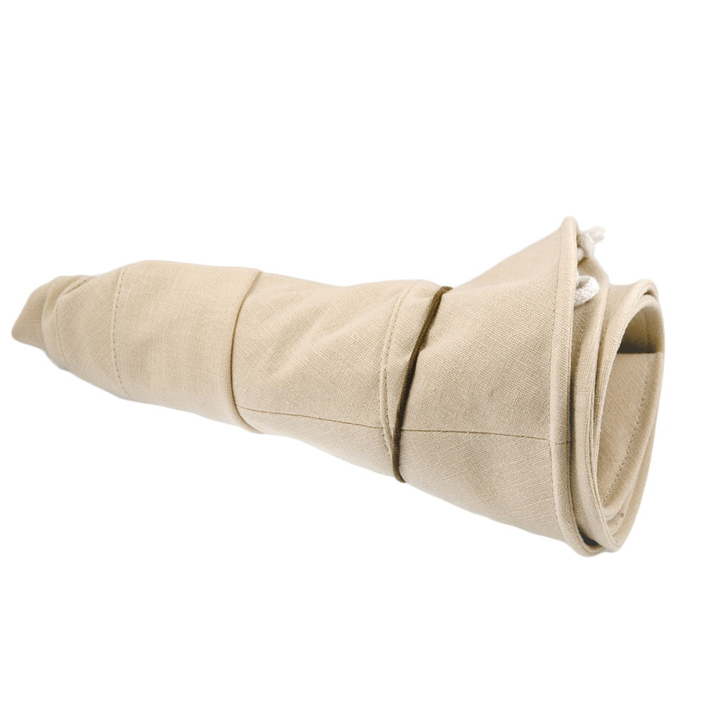 Sombrero de Sol Monaco plegable de lino-algodón para mujeres de sur la tête - Beige
