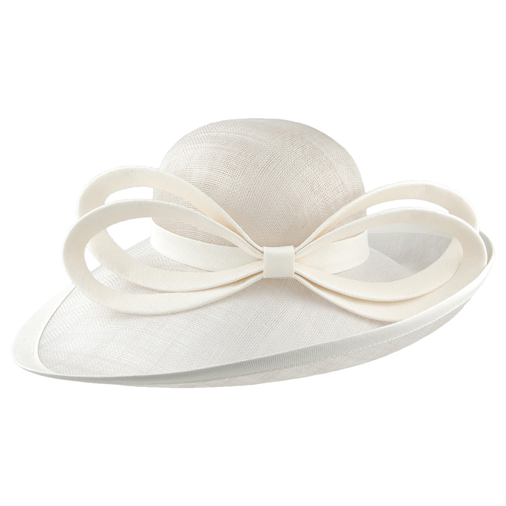 Sombrero de boda Veronica de Whiteley - Perla-Marfil