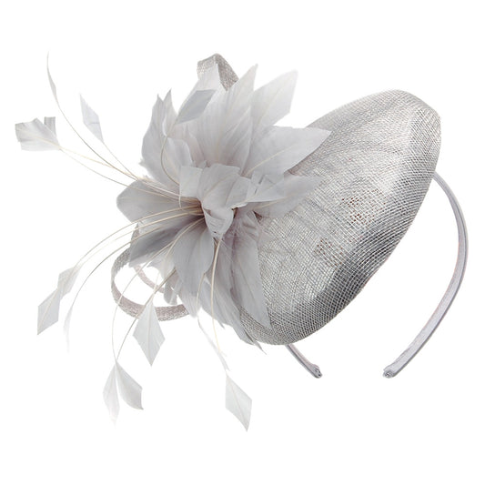 Tocado Mandy de Jane Anne Designs - Marfil-Plata