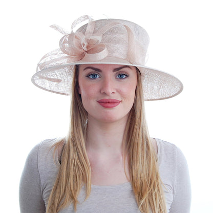 Sombrero de boda Juliet de Failsworth - Rosa Claro