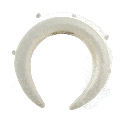 Diadema mujeres Rosalind de Failsworth - Blanco Marfil