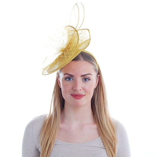 Tocado Perdita de Failsworth - Amarillo