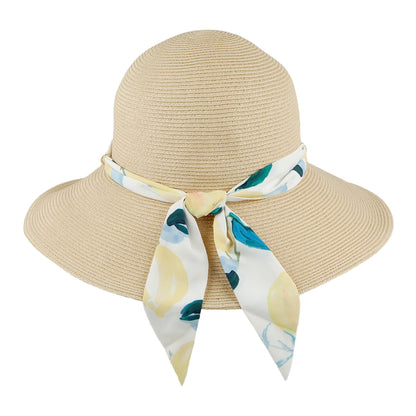 Sombrero Violet con lazo removible de Joules - Natural-amarillo
