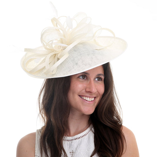 Tocado Molly de Jane Anne Designs - Blanco Marfil
