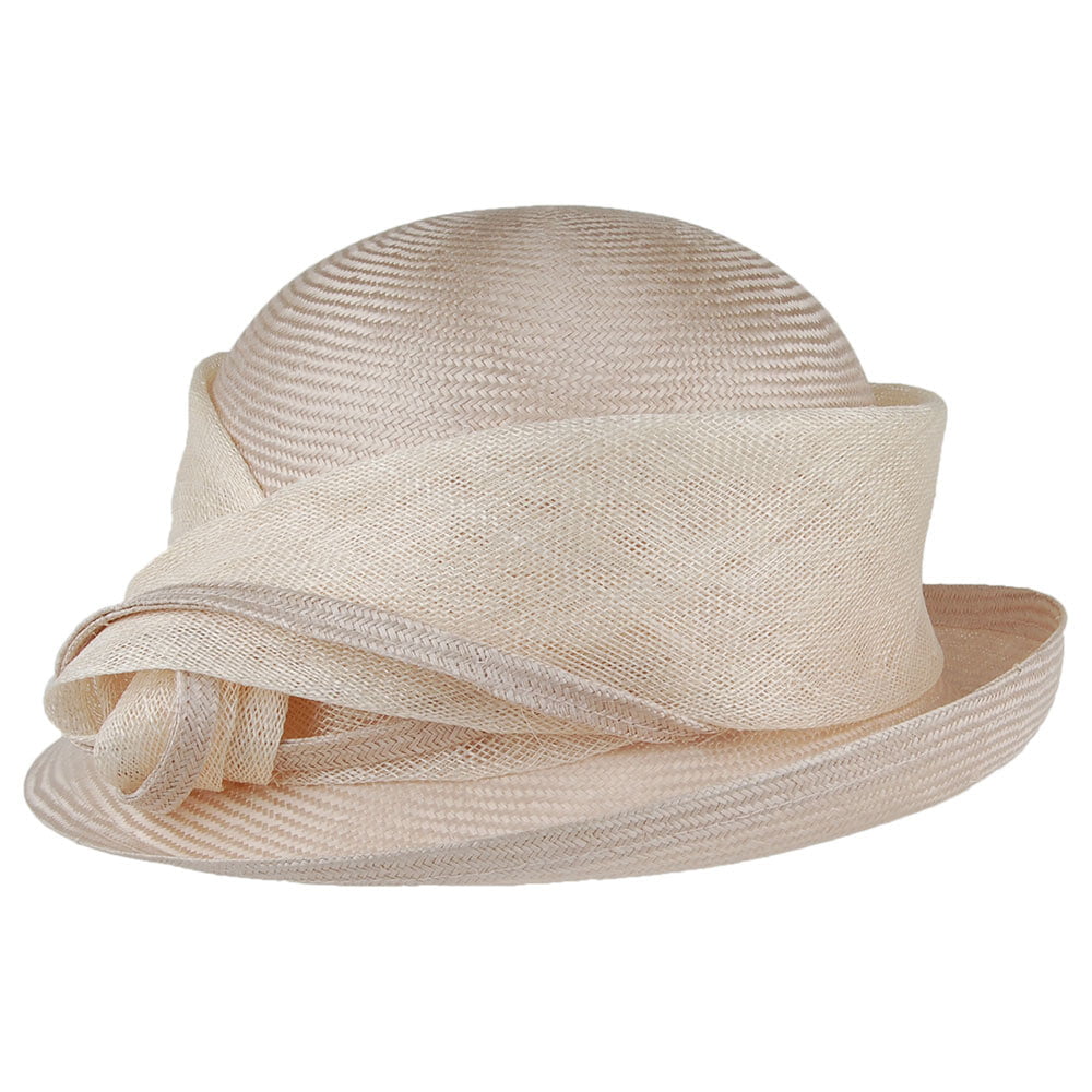 Sombrero Cloche Molly de paja de Whiteley - Avena