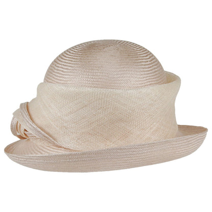 Sombrero Cloche Molly de paja de Whiteley - Avena