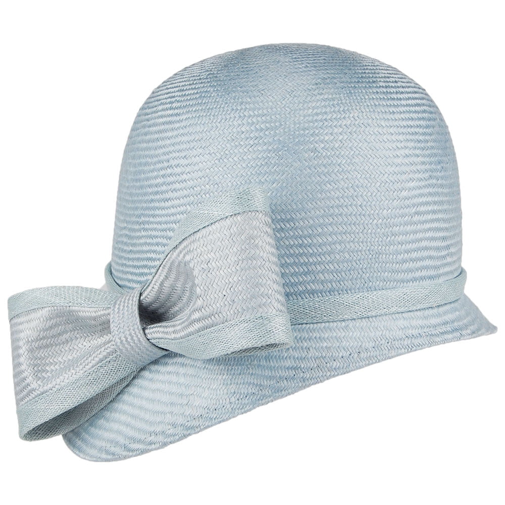 Sombrero Cloche Anna con lazo de Whiteley - Azul Claro