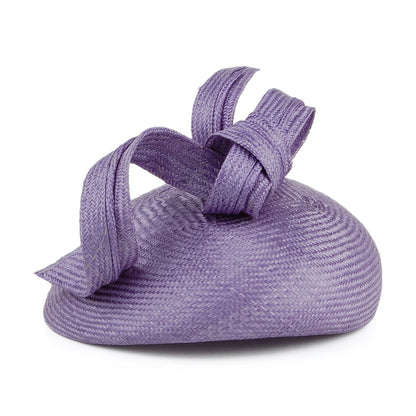 Sombrero Pillbox mujeres Duchess Of Cambridge de paja de Whiteley - Lavanda