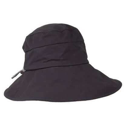 Sombrero Cloche Kissimmee Flexible de algodón de Scala - Azul Marino
