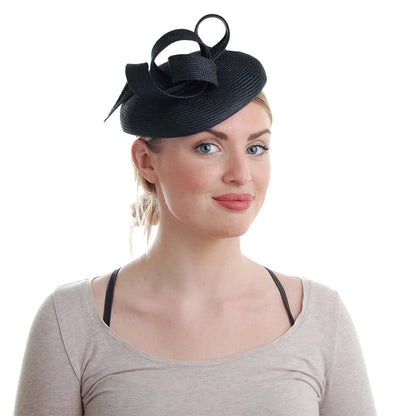 Sombrero Pillbox Genevieve de Failsworth - Negro