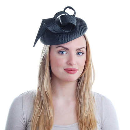 Sombrero Pillbox Genevieve de Failsworth - Medianoche