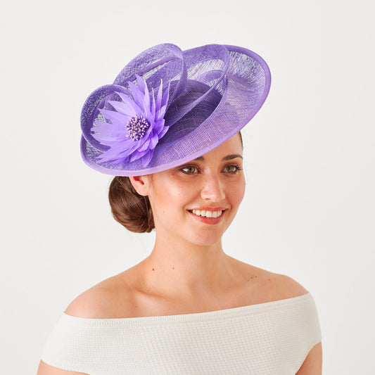 Tocado de disco Fleur de Failsworth - Violeta