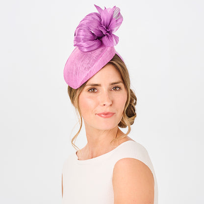 Sombrero Pillbox Eleanor Flor de Failsworth - Magnolia