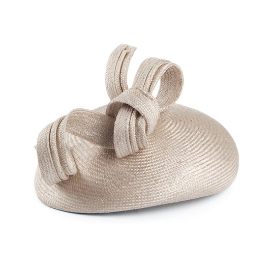 Sombrero Pillbox mujeres Duchess Of Cambridge de paja de Whiteley - Beige