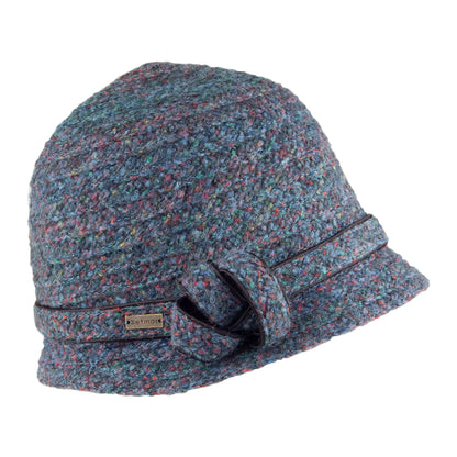 Sombrero Cloche Ella de Betmar - Azul Marino Multi