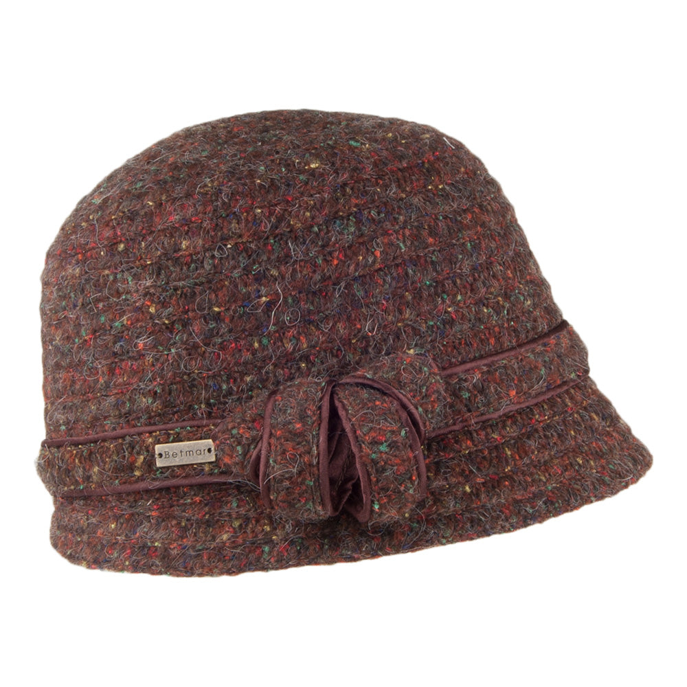 Sombrero Cloche Ella de Betmar - Chocolate