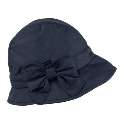 Sombrero Cloche Maggie plegable resistente al agua Betmar-Azul Marino