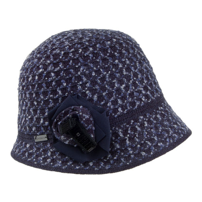 Sombrero Cloche mujeres Willow de Betmar - Azul Marino