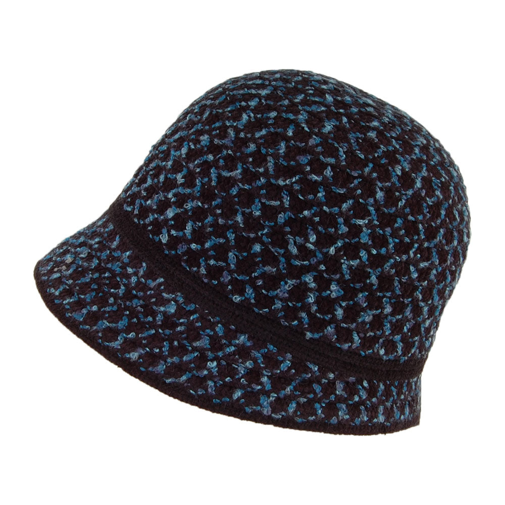 Sombrero Cloche mujeres Willow de Betmar - Verde Azulado