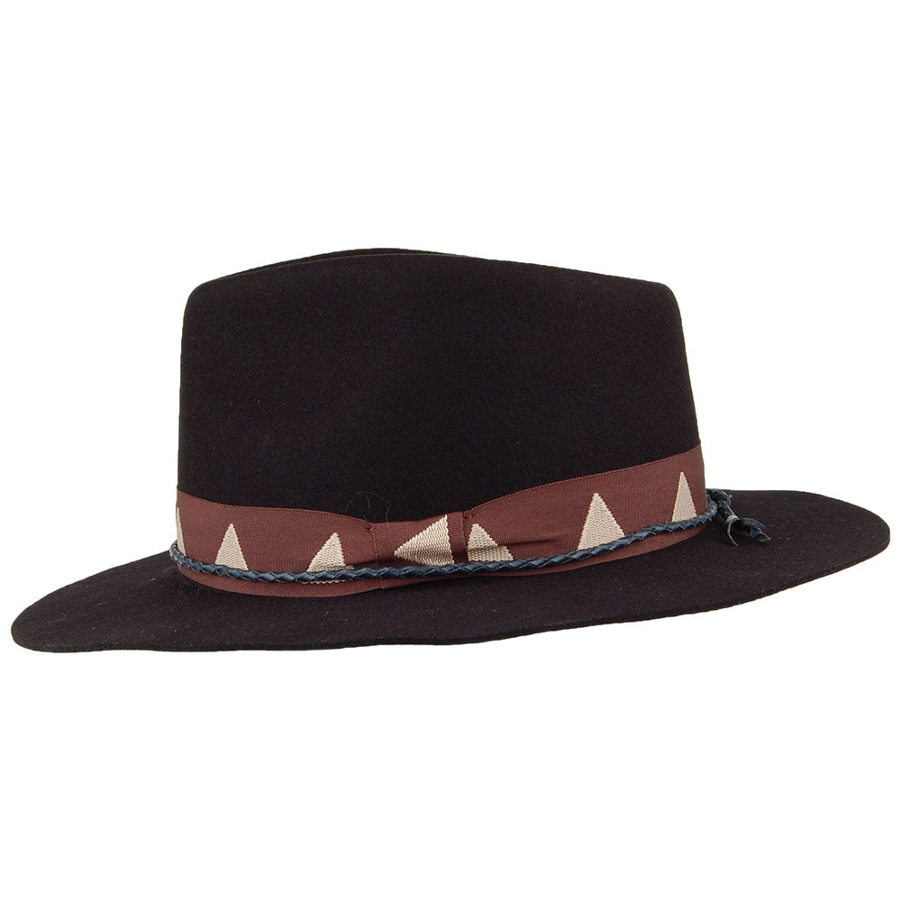 Sombrero Fedora Venice de Brixton - Negro
